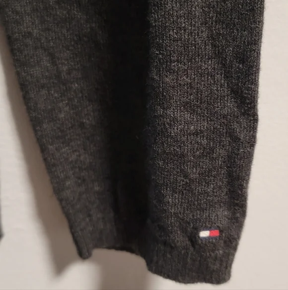 Tommy Hilfiger Cotton Cashmere Cardigan Poet Core Academia Romantic Old Money M - Picture 4 of 6